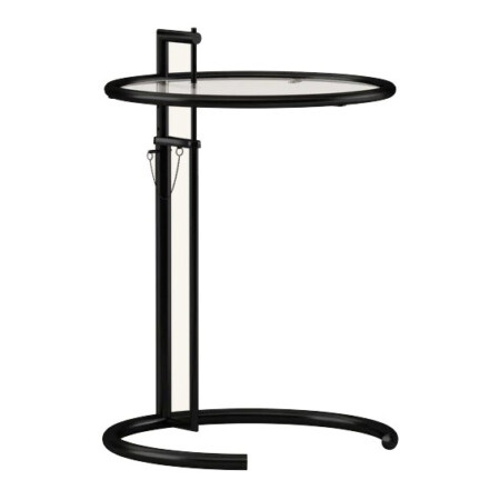 Adjustable Table schwarz, Sonderedition, Eileen Gray 1927