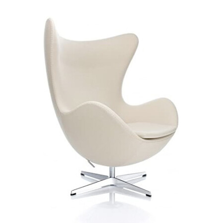 Egg Chair, Entwurf Arne Jacobsen 1958 - Ausführung Anilin-Leder