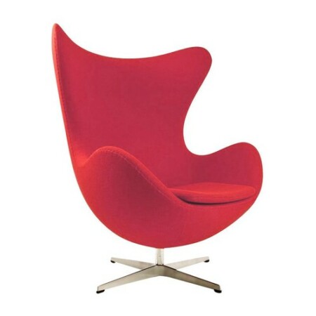 Eggchair, Entwurf Arne Jacobsen 1956 - Ausführung Kaschmirbezug