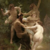 Nymphen und Satyr (Bouguereau 1873), Reproduktion